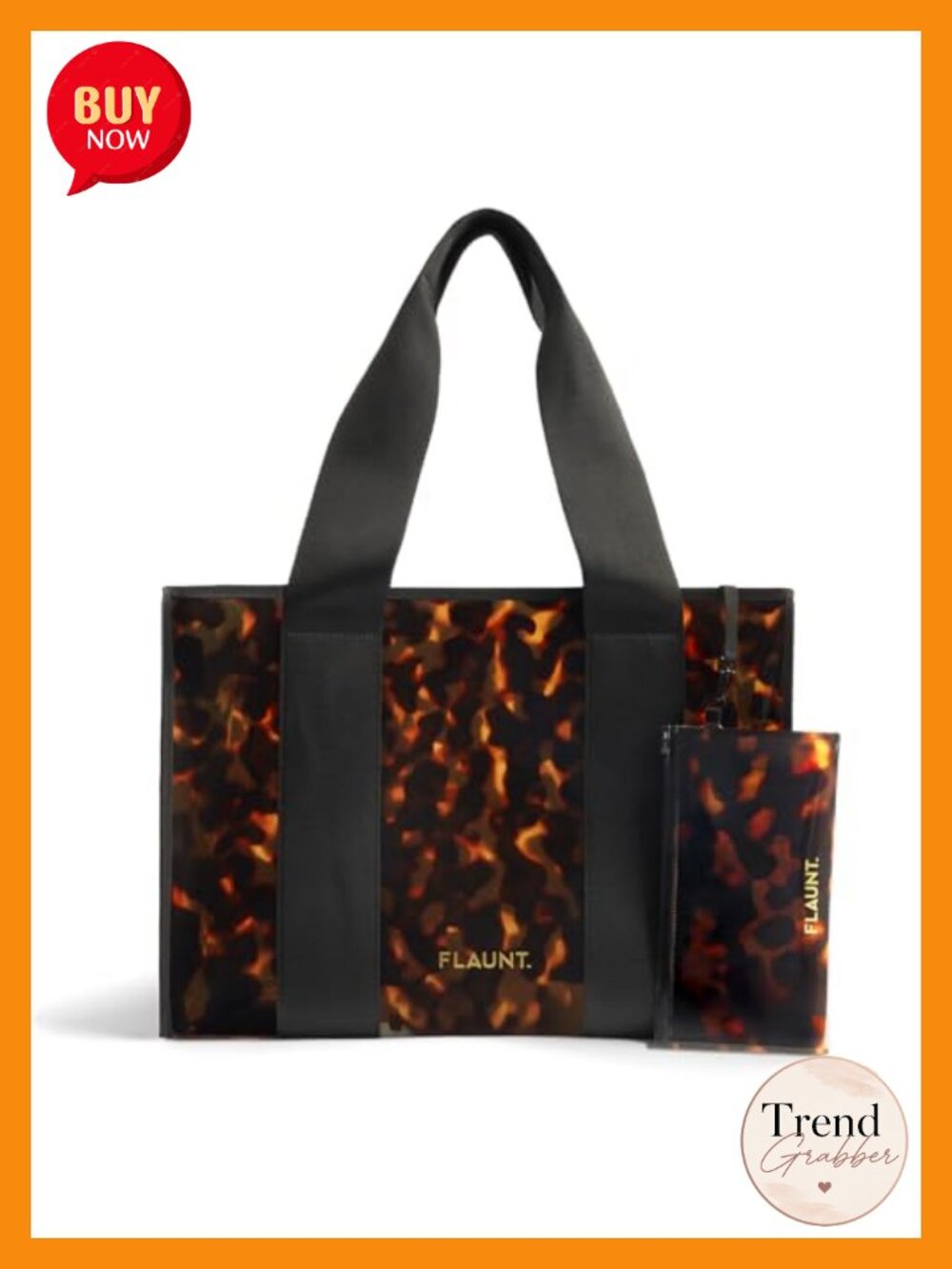 Lightweight Foldable Travel Tote Bag with Phone Pouch & Key Leash